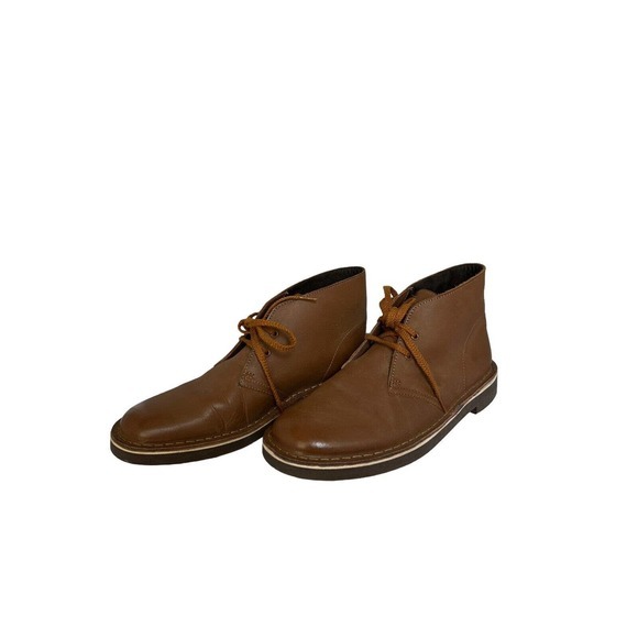 Clarks‎ Boots Men 7M Brown Bushacre II Chukka Ankle Leather Round Toe 26112317 main image 8